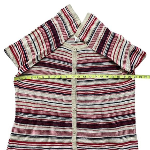 Bechamel Knit Striped Cardigan Size Large - Picture 4 of 6